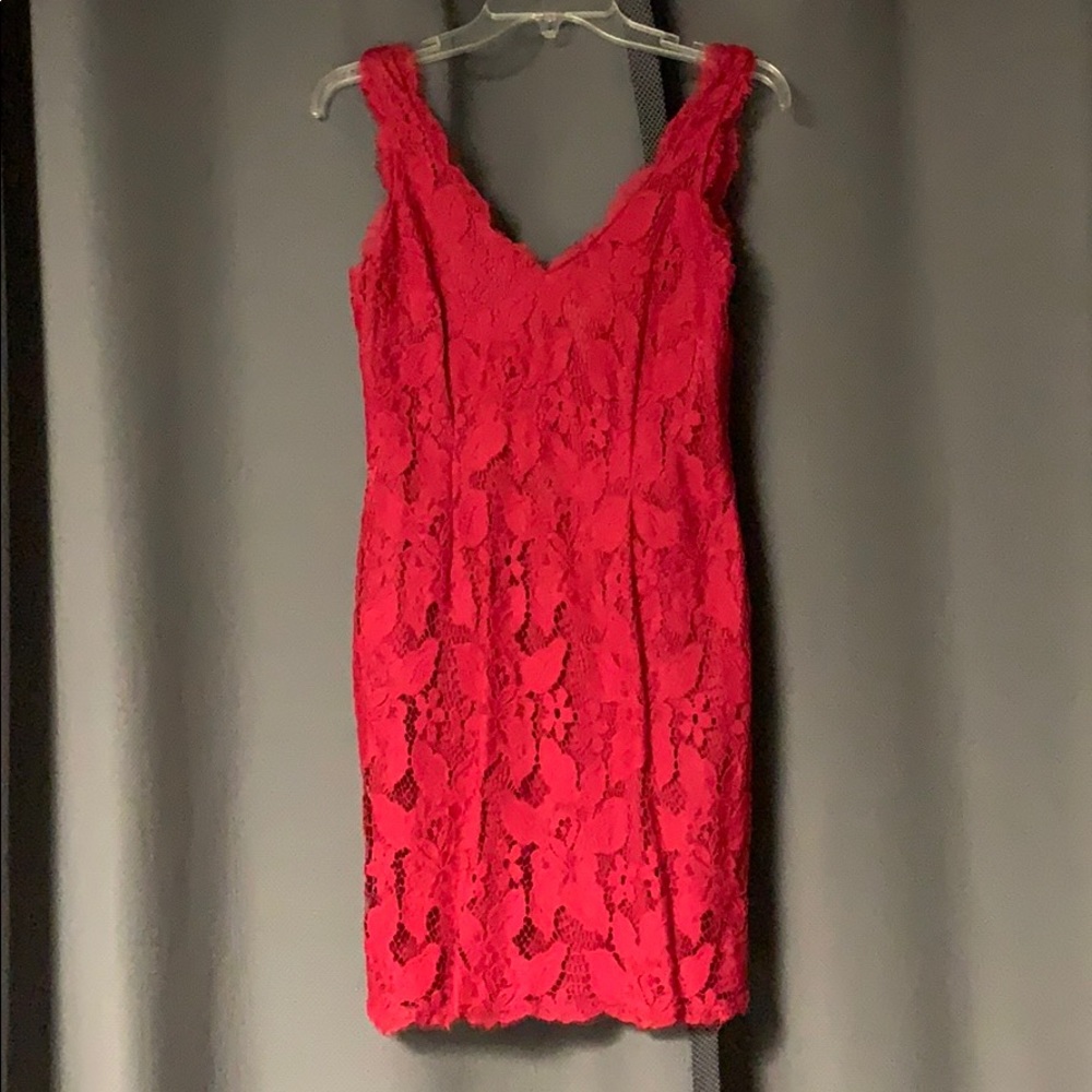 Adrianna Papell Lace Mini